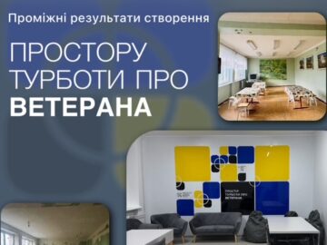 Проміжні результати створення Простору турботи про ветерана Проміжні результати створення Простору турботи про ветерана
